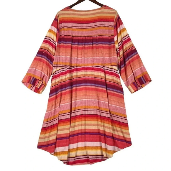 Torrid Shirt Dress Zip Front Size 3 3X Pockets Drawstring Waist Roll Tab Sleeves - Picture 9 of 15